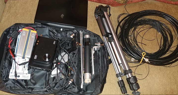 All equipment packed up